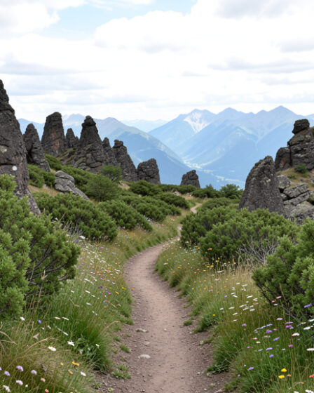 Merveilleuse randonnée en montagne auvergnate