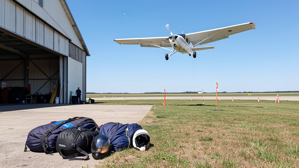 Le parachutisme est amusant !